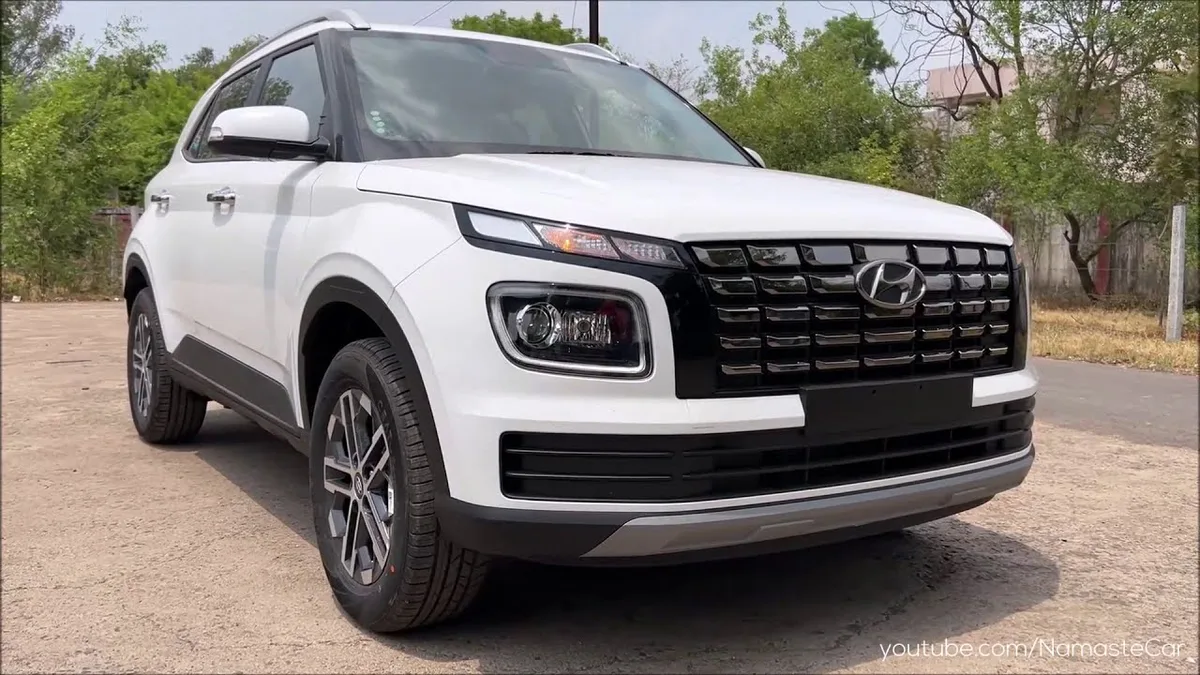 Hyundai Venue SX की असली तस्वीर
